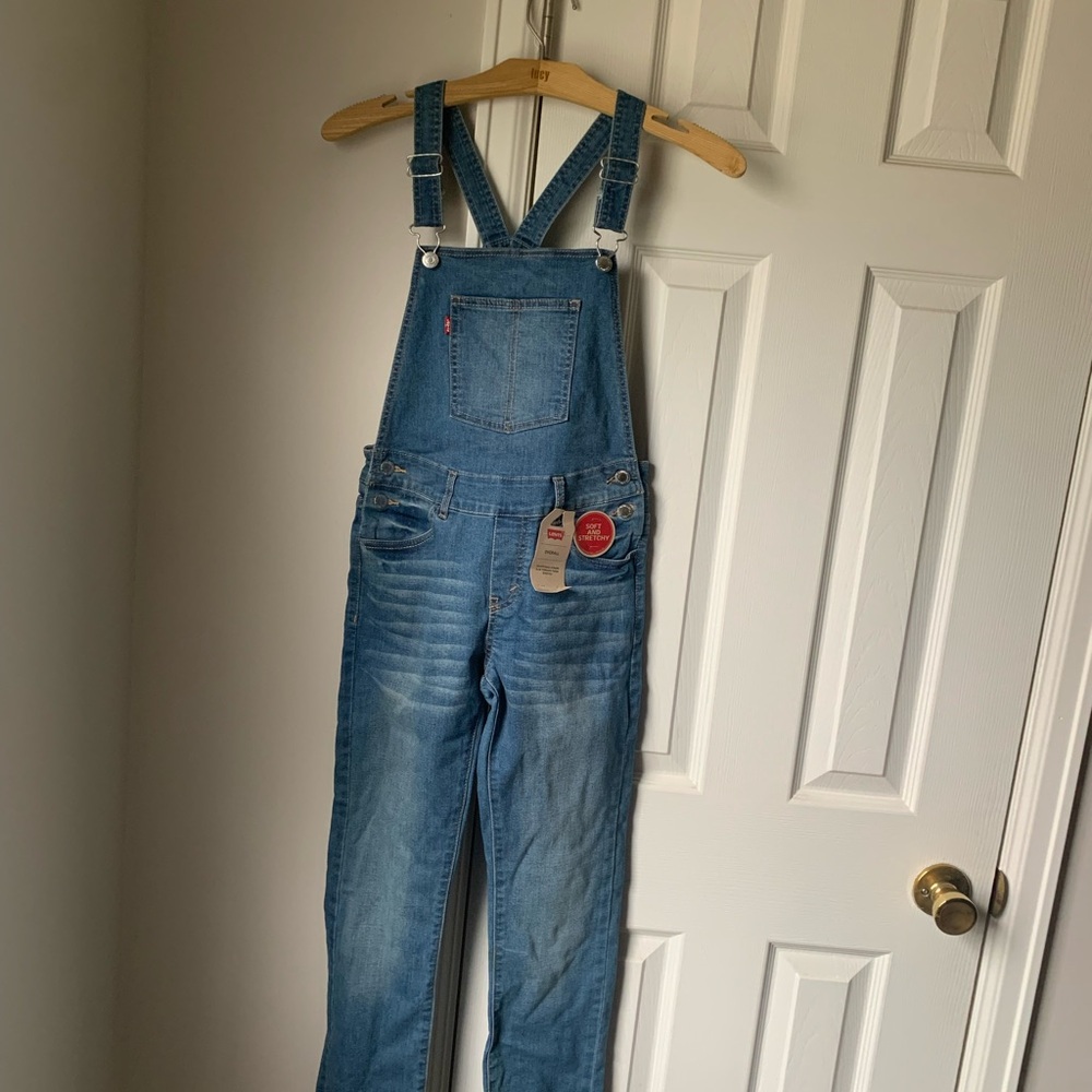 Levi's Classic Blue Denim Overalls